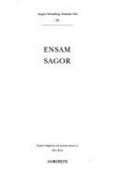 book cover of Ensam Sagor by Avqust Strindberq