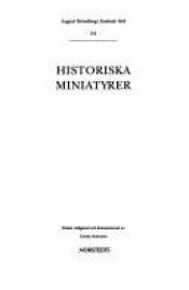 book cover of Historiska miniatyrer by August Strindberg