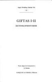 book cover of August Strindbergs samlade verk : Giftas 1-2 : äktenskapshistorier [nationalupplaga] by August Strindberg