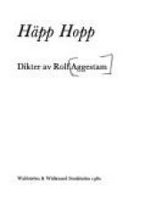 book cover of Häpp, hopp : dikter by Rolf Aggestam
