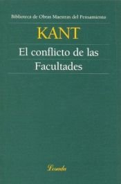 book cover of El conflicto de las facultades by Immanuel Kant