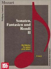 book cover of Sonatas, Phantasies & Rondi II (Music Scores) by Вольфганг Амадей Моцарт