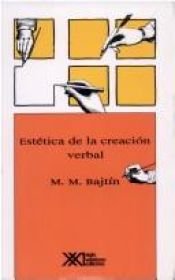 book cover of Esthétique de la création verbale by Michail Michajlovic Bachtin