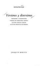 book cover of Versiones y diversiones by 奥克塔维奥·帕斯