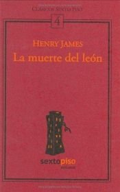 book cover of La muerte del león by Henry James
