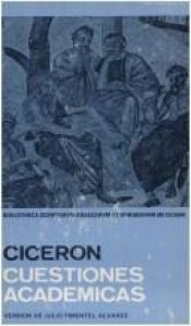 book cover of Cuestiones académicas by Cicero