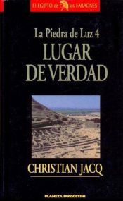 book cover of Lugar de verdad by Christian Jacq