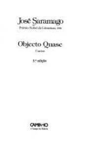 book cover of Objecto quase by José Saramago