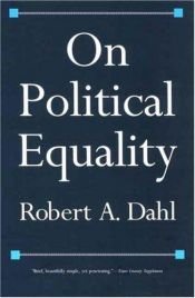 book cover of On Political Equality by רוברט א. דאהל
