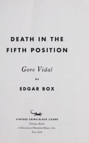 book cover of Death in the Fifth Position by גור וידאל
