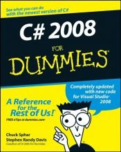 book cover of C# 2008 for Dummies by Stephen Randy Davis