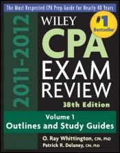 book cover of Wiley CPA Examination Review, Outlines and Study Guides (Wiley Cpa Examination Review Vol 1: Outlines and Study Guides) (Volume 1) by Patrick R. Delaney