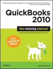 book cover of QuickBooks 2010: The Missing Manual by Bonnie Biafore