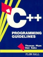 book cover of C programming guidelines by Thomas Plum