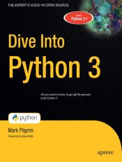 book cover of Dive Into Python 3 by Mark Pilgrim