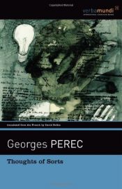 book cover of Thoughts of sorts by Georges Perec