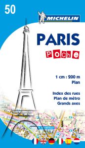 book cover of Michelin Paris Poche 50 by Michelin Travel Publications