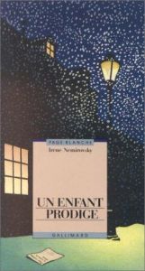 book cover of Un niño prodigio by Irène Némirovsky