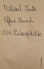 book cover of Offene Unruh : 100 Liebesgedichte by Michael Lentz