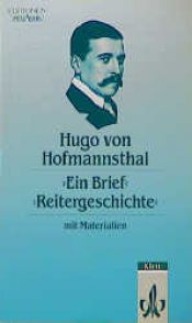 book cover of Ein Brief - Reitergeschichte by Гуґо фон Гофмансталь