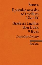 book cover of Briefe an Lucilius über Ethik. 09. Buch by Sénèque