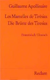 book cover of Les mamelles de Tirésias by Guillaume Apollinaire