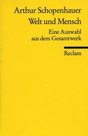 book cover of Welt und Mensch by Artūrs Šopenhauers