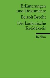 book cover of Der kaukasische Kreidekreis by Bertolt Brecht