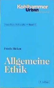 book cover of Allgemeine Ethik by Friedo Ricken