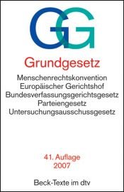 book cover of Grundgesetz (Beck-Texte im dtv) by Germany