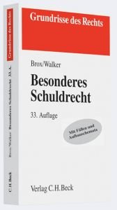 book cover of Besonderes Schuldrecht by Wolf-Dietrich Walker