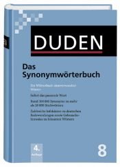 book cover of Duden 08. Das Synonymwörterbuch by Dudenredaktion
