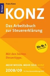 book cover of Konz - Das Arbeitsbuch zur Steuererklärung by Franz Konz