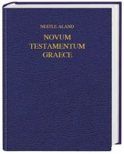 book cover of Novum Testamentum Graece. Schreibrandausgabe by Unknown