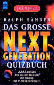 book cover of Trek'n Trivia. Das große Next Generation Quizbuch by Ralph Sander