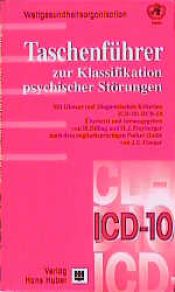 book cover of Taschenführer zur ICD-10- Klassifikation psychischer Störungen by Horst Dilling