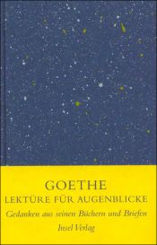 book cover of Lektüre für Augenblicke by 요한 볼프강 폰 괴테