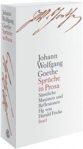 book cover of Sprüche in Prosa: Sämtliche Maximen und Reflexionen by Јохан Волфганг фон Гете