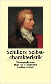 book cover of Schillers Selbstcharakteristik by Фридрих Шилер