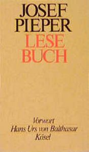 book cover of Lesebuch by 尤瑟夫·皮柏