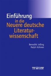 book cover of Einführung in die Neuere deutsche Literaturwissenschaft by Benedikt Jeßing