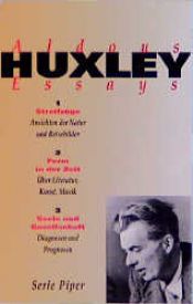 book cover of Essays : [in drei Bänden] by Aldous Huxley
