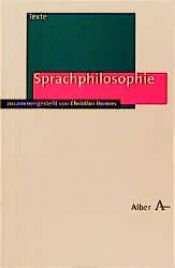 book cover of Sprachphilosophie by Christian Bermes