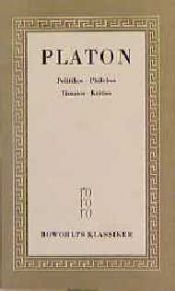 book cover of Politikos, Philebos, Timaios, Kritias by Plato
