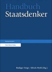 book cover of Handbuch Staatsdenker by Rüdiger Voigt