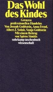 book cover of Das Wohl des Kindes by Анна Фрейд