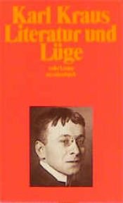 book cover of Literatur und Lüge by Karl Kraus