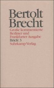 book cover of Briefe ; 3. [Briefe 1950 - 1956 by Berthold Brecht