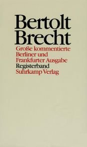 book cover of Registerband by Bertolts Brehts
