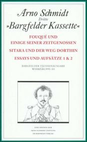 book cover of Bargfelder Ausgabe. Studienausgabe. Werkgruppe 3, Band 1-4 by Arno Schmidt